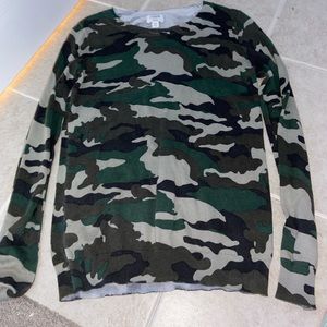 J.Crew camo long sleeve
